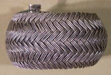 Load image into Gallery viewer, Monumental Silver Woven Indian Cuff