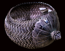 Load image into Gallery viewer, Monumental Silver Woven Indian Cuff