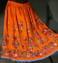 Load image into Gallery viewer, Embroidered Vintage &quot;Flower Power&quot; Rajasthan Skirt Collection
