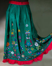 Load image into Gallery viewer, Embroidered Vintage "Flower Power" Rajasthan Skirt Collection