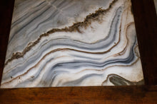 Load image into Gallery viewer, Hardwood  Chinese Desk with Figured Marble Inlay