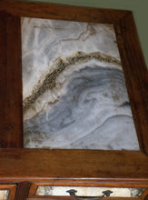 Load image into Gallery viewer, Hardwood  Chinese Desk with Figured Marble Inlay
