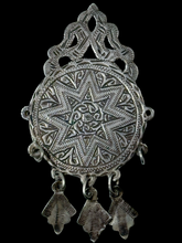 Load image into Gallery viewer, Silver Headdress Pendant Collection from Sous Valley, Morocco