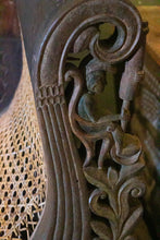 Load image into Gallery viewer, Monumental Mollucan Carved and Caned Day Bed
