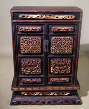 Load image into Gallery viewer, Chinese Carved wood and Lacquer Ancestor  Shrine from Chaozhou

