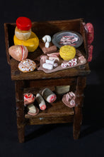Load image into Gallery viewer, Miniature Diorama Butchers Table and Products