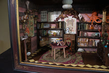 Load image into Gallery viewer, Diorama of a Cabinet of Curiosities Room by Coral Hunger Coad
