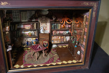 Load image into Gallery viewer, Diorama of a Cabinet of Curiosities Room by Coral Hunger Coad