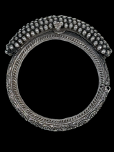 Load image into Gallery viewer, Silver Rajasthani Antique Bangle with Bunching Balls
