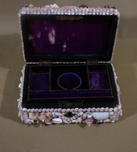 Load image into Gallery viewer, Grotto  Style Vintage Shell Encrusted Jewelry  Box Collection