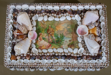 Load image into Gallery viewer, Grotto  Style Vintage Shell Encrusted Jewelry  Box Collection