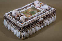 Load image into Gallery viewer, Grotto  Style Vintage Shell Encrusted Jewelry  Box Collection
