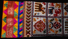 Load image into Gallery viewer, Pair of Beaded and Applique Pillows from India