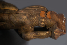 Load image into Gallery viewer, Wood Carved Bracket of a Musician from Tamil Nadu