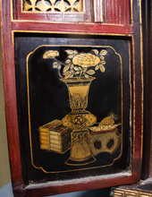 Load image into Gallery viewer, Straits Chinese Lacquer and Gilded Ancestral Shrine