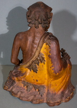 Load image into Gallery viewer, Shiwan Stoneware Figure of Arhat Damo Bodhidharma