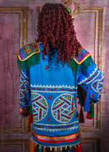Load image into Gallery viewer, Bill Whitten Designed Tunic and Cocktails Ribbon Skirt 1970's