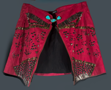 Load image into Gallery viewer, Mini skirt Upcycled as a Waist Accessory