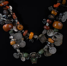 Load image into Gallery viewer, Berber Amber and Silver Necklace