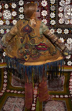 Load image into Gallery viewer, Leather Atelier Carpe Diem Hand Painted Vest