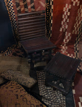 Load image into Gallery viewer, Vintage African Modernist Design Chair and Stool Set.
