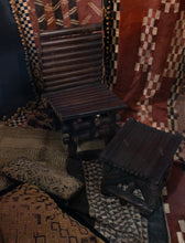 Load image into Gallery viewer, Vintage African Modernist Design Chair and Stool Set.