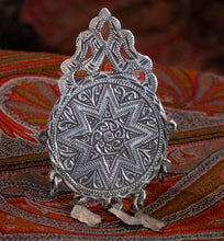 Load image into Gallery viewer, Silver Headdress Pendant from Sous Valley, Morocco