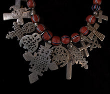 Load image into Gallery viewer, Ethiopian Silver Cross Necklace