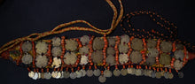 Load image into Gallery viewer, Headdress Band with Coral and Gilt coins from Zaine Morocco