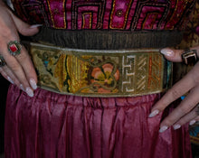 Load image into Gallery viewer, Tibetan Leather Applique Belt
