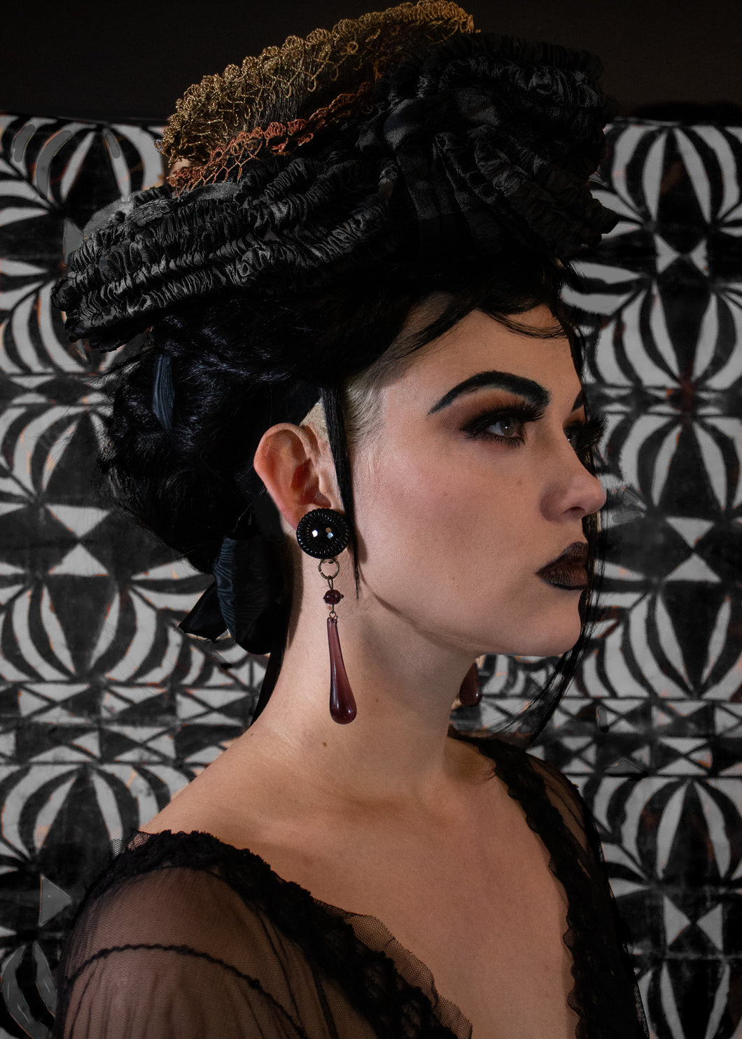 Victorian Mourning Hat