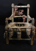 Load image into Gallery viewer, Mexican Face Mask Folk Art Chair