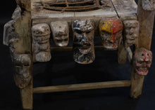 Load image into Gallery viewer, Mexican Face Mask Folk Art Chair
