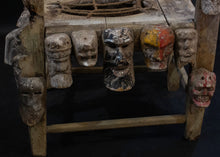 Load image into Gallery viewer, Mexican Face Mask Folk Art Chair