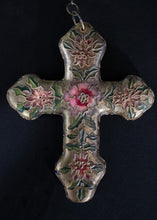Load image into Gallery viewer, Vermeil , Enamel, Crystal  and Rose Quartz Rosary  Necklace