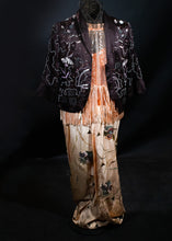 Load image into Gallery viewer, Art Deco Saya de cola  skirt with sequins and embroidery from the Philippines