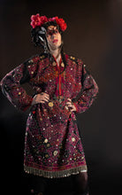Load image into Gallery viewer, Embroidered Indus Kohistani tunic with unusual chain stitching and dense ornamentation. 
