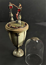 Load image into Gallery viewer, Earrings displayed hanging from Tree of Life faux coral stand in a unique display case.