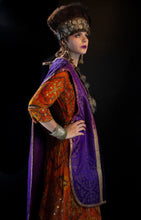 Load image into Gallery viewer, Purple Chasuble with IHS Gold Embroidery