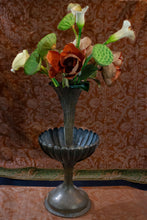Load image into Gallery viewer, Monumental Arts and Crafts Brass Flower Vase
