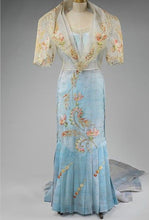 Load image into Gallery viewer, Art Deco Saya de cola  skirt with sequins and embroidery from the Philippines