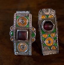 Load image into Gallery viewer, Enamel and Silver Enamel Earring Collection