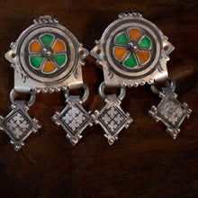 Load image into Gallery viewer, Enamel and Silver Enamel Earring Collection