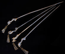 Load image into Gallery viewer, Hair Sticks Set in Antique Silver - Miao Tribes, China