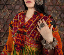 Load image into Gallery viewer, Bodice detail showing intricate embroidery and detail work