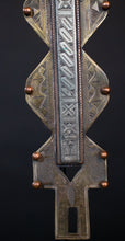 Load image into Gallery viewer, Assrou n' Swoul Antique Tuareg Silver, Brass and Copper Pendant.
