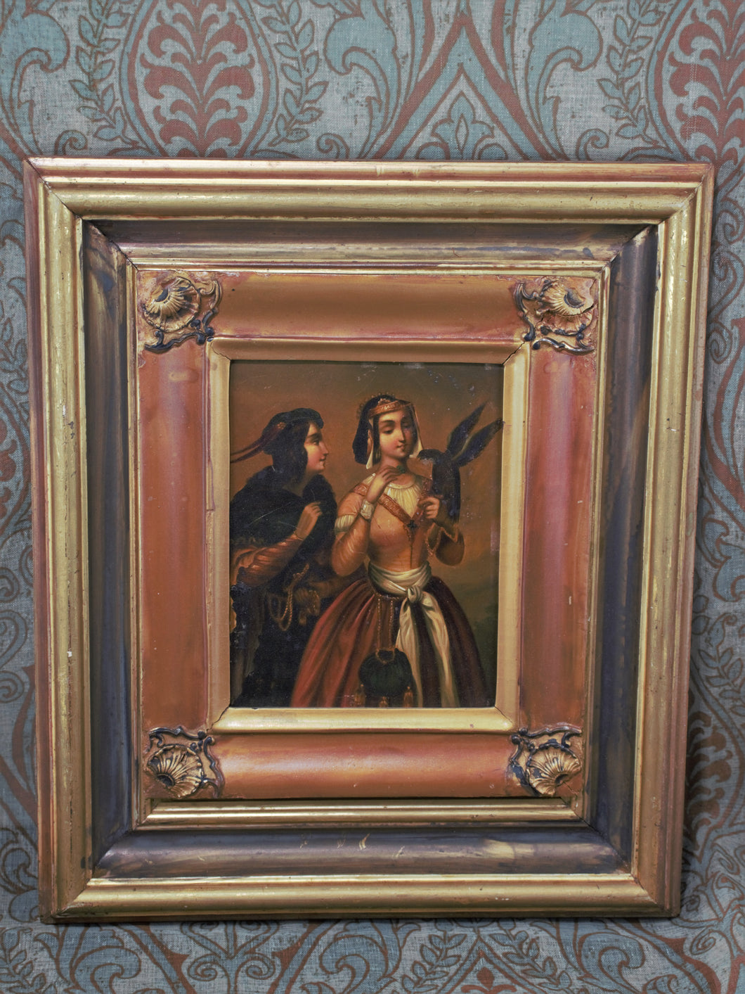 Allegorical Painting on Tin