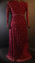 Load image into Gallery viewer, Back of Afghanistan 1970's maxi dress