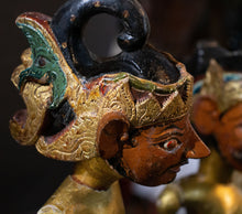 Load image into Gallery viewer, Pair of Wayang Golek Indonesian Shadow Puppets