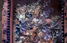 Load image into Gallery viewer, Closeup of "floral" detail created in shells